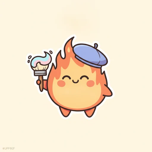 火 예술가 캐릭터