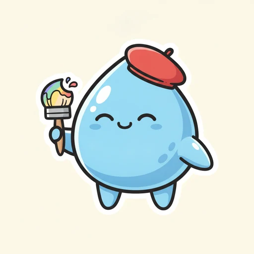 水 예술가 캐릭터